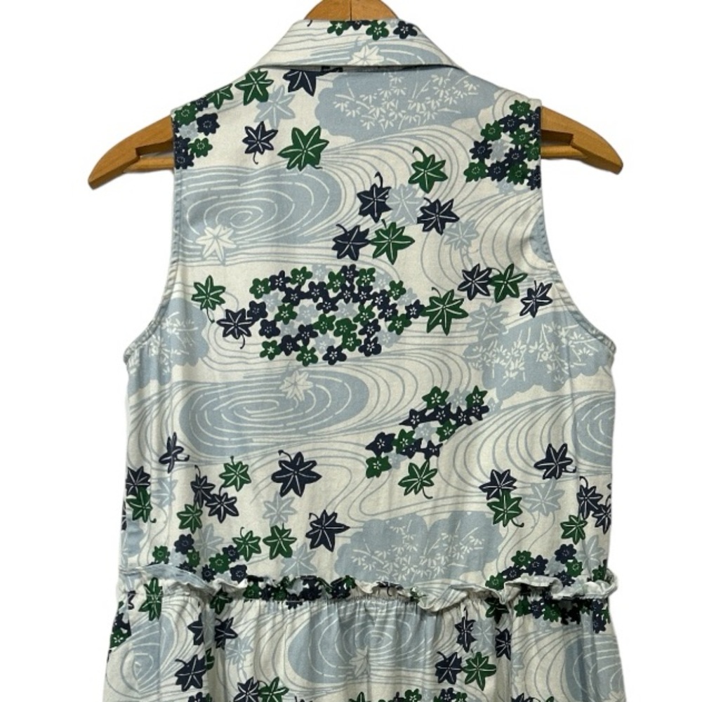 Tuckernuck Royal Shirtdress Coastal Preppy Province Breeze Floral Print Blue S - Picture 12 of 15